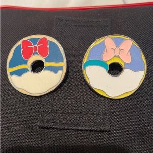 Daisy and Donald donut pin collection